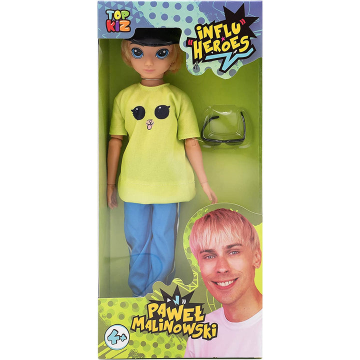 Influ Heroes Pawel Malinowski 30 cm bábika s príslušenstvom