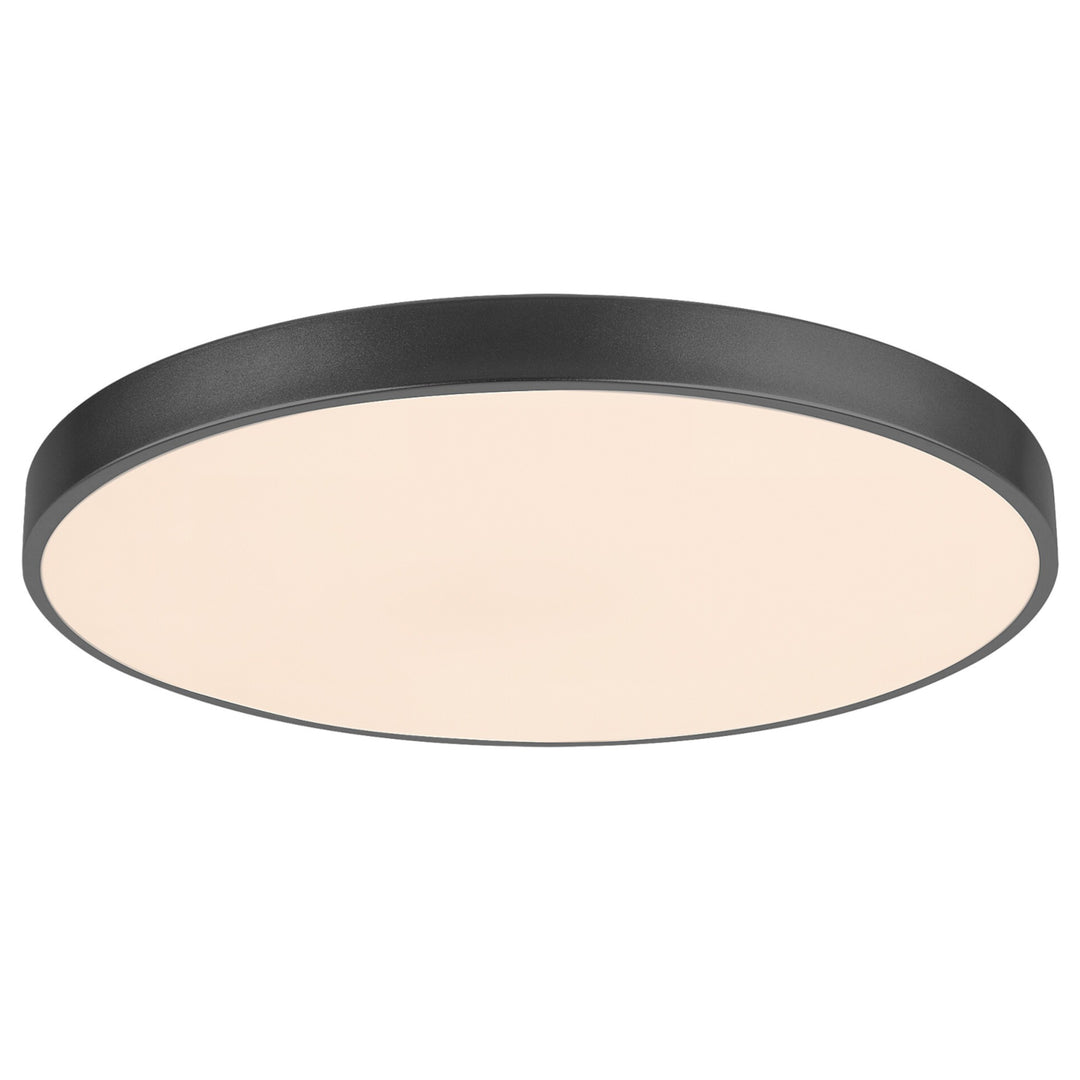 Stropné svietidlo Tesia, ind. stropné LED 60W, m.čierna,D60cm - stropný plafón