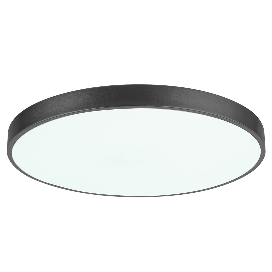 Stropné svietidlo Tesia, ind. stropné LED 60W, m.čierna,D60cm - stropný plafón