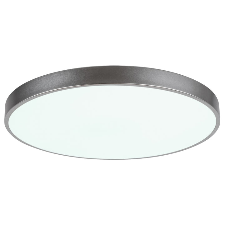 Stropné svietidlo Tesia, ind. stropné LED 60W, strieborná, D60cm - stropný plafón