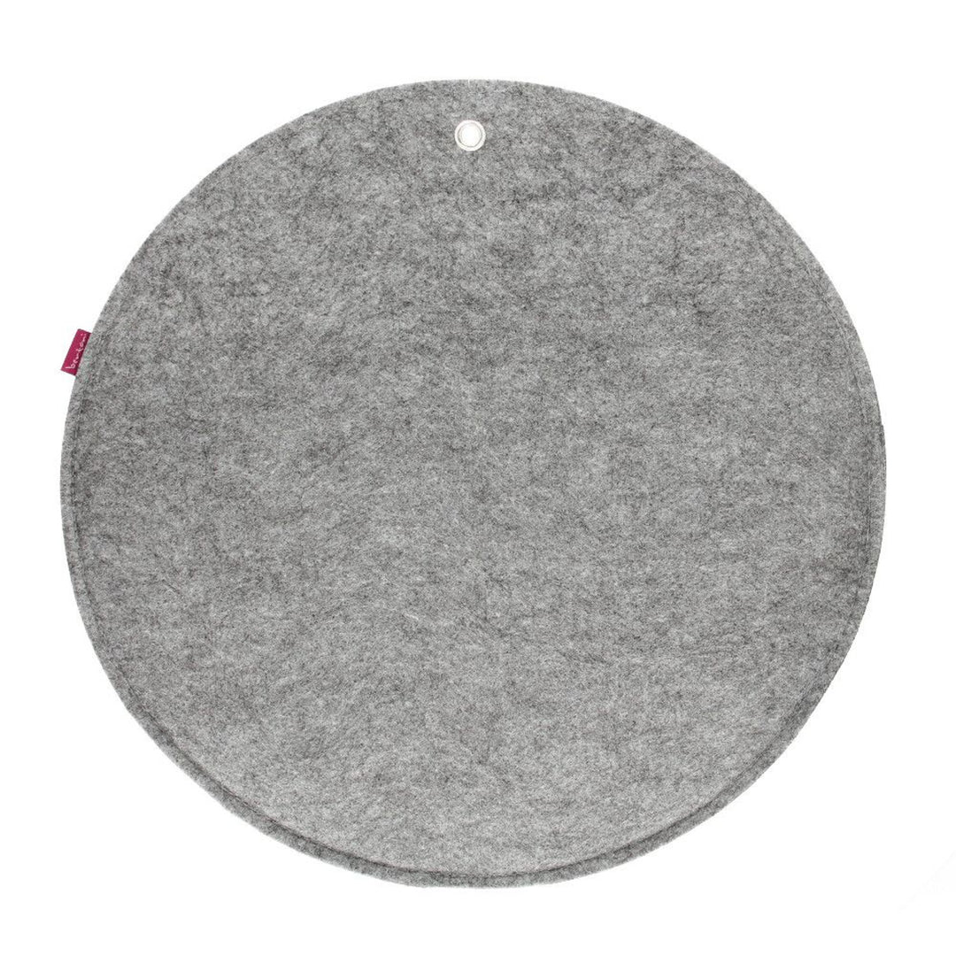 Bertoni plstený nástenný organizér Circle XL priemer 45 cm - sivý, 4 vrecká