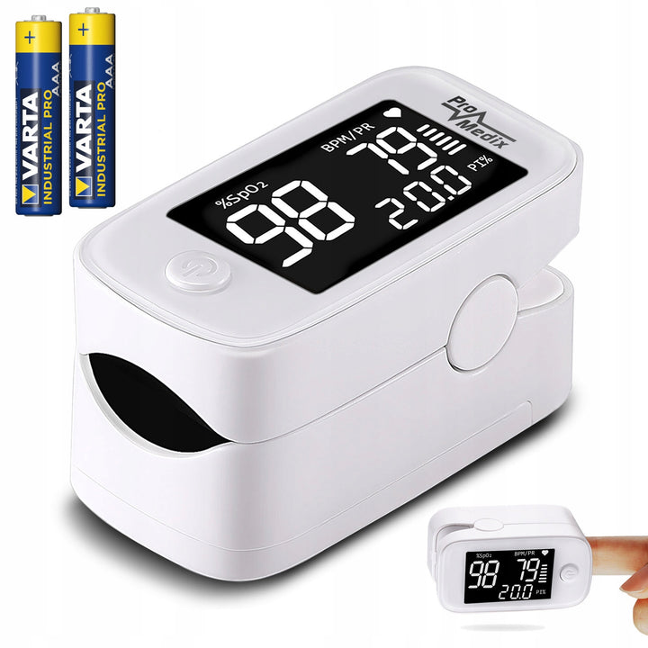 Lekársky pulzný oxymeter ProMedix PS-870 + batérie