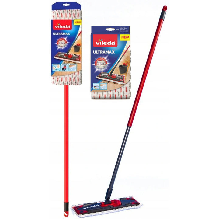 Vileda Ultramax mop s násadou + extra náplň do mopu