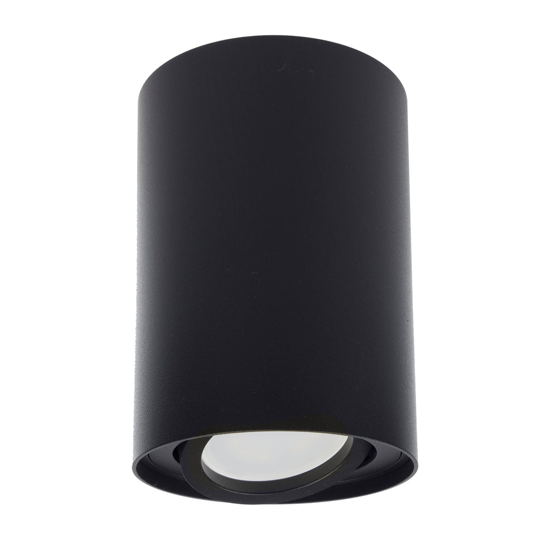 Maclean Round Plafond Black MCE422 B + LED žiarovka GU10 5W 4000K