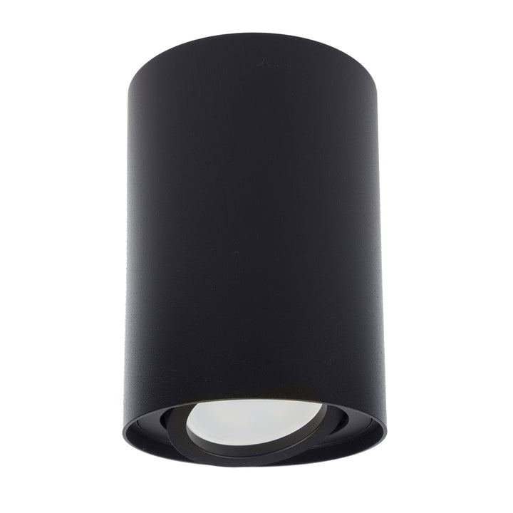 Maclean Round Plafond Black MCE422 B + LED žiarovka GU10 5W 4000K