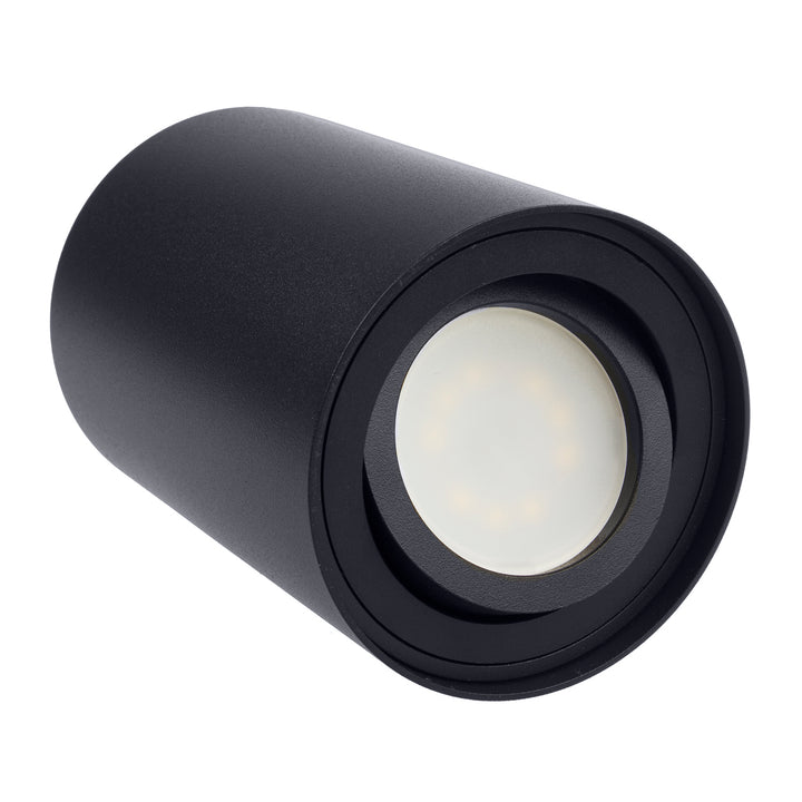 Maclean Round Plafond Black MCE422 B + LED žiarovka GU10 5W 4000K