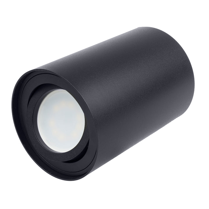 Maclean Round Plafond Black MCE422 B + LED žiarovka GU10 5W 4000K