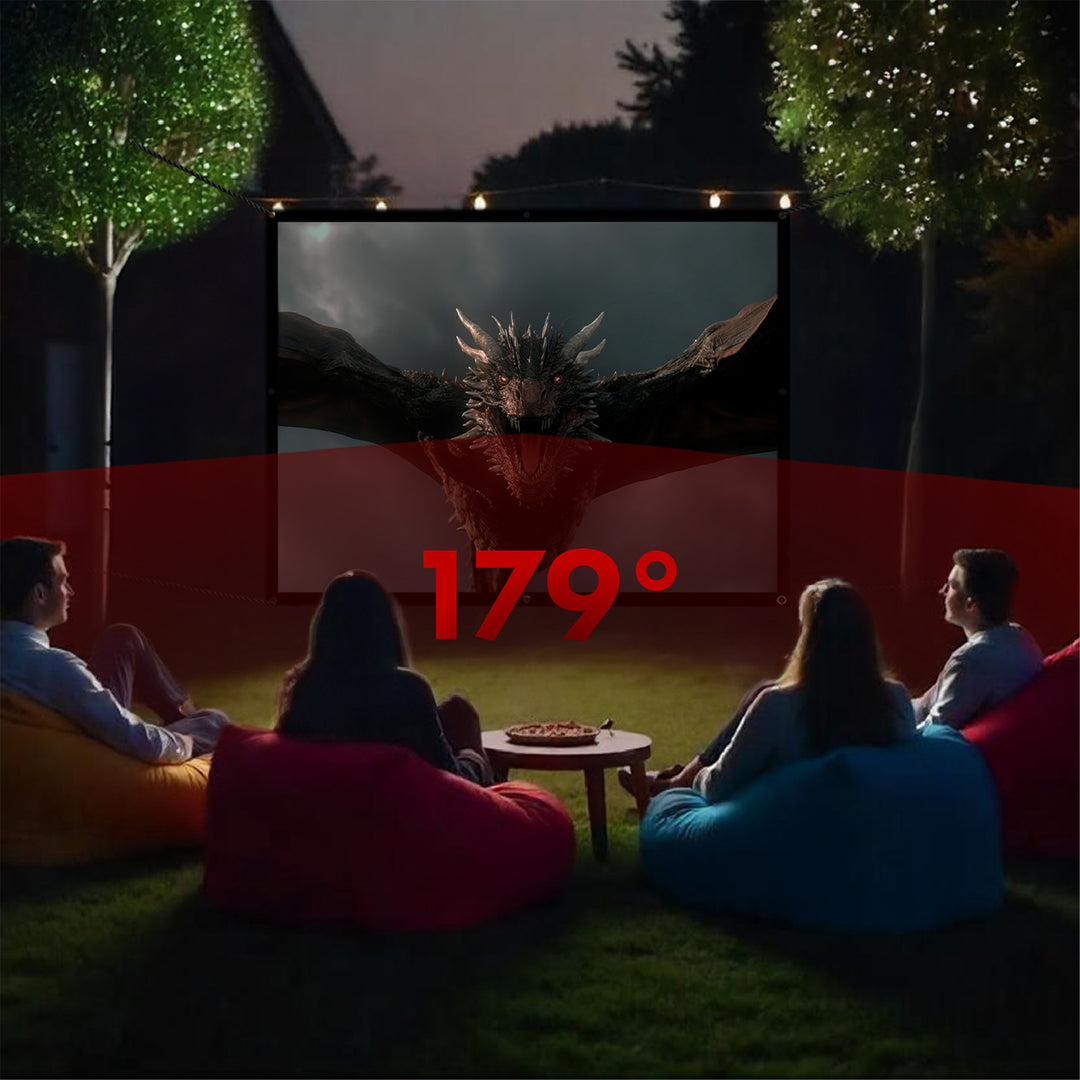 Premietacie plátno Maclean, 120", 265 x 149 cm, okraj 25 mm, pomer strán 16:9, napínacie háčiky, MC-982