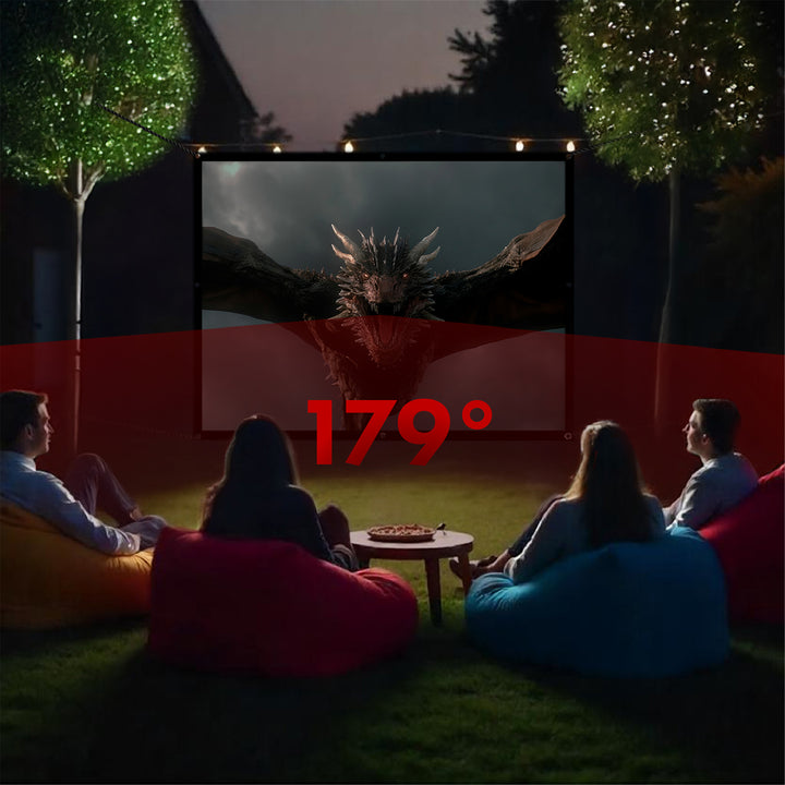 Premietacie plátno Maclean, 120", 265 x 149 cm, okraj 25 mm, pomer strán 16:9, napínacie háčiky, MC-982