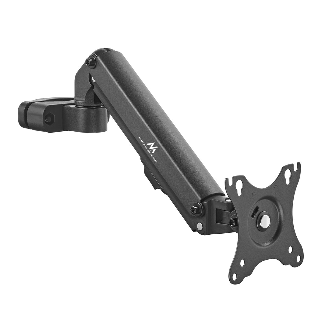 Držiak na monitor pre rúrku/stĺpik 28-60 mm Maclean, 17-27'', max. 7 kg, pružinový mechanizmus, MC-459