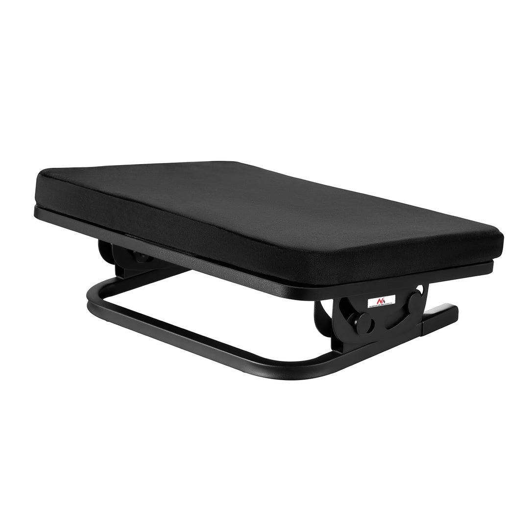 Ergonomická opierka nôh Maclean, opierka nôh, plynulo nastaviteľný uhol, odnímateľný vankúš, MC-460