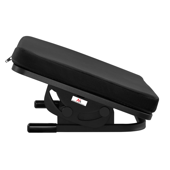 Ergonomická opierka nôh Maclean, opierka nôh, plynulo nastaviteľný uhol, odnímateľný vankúš, MC-460