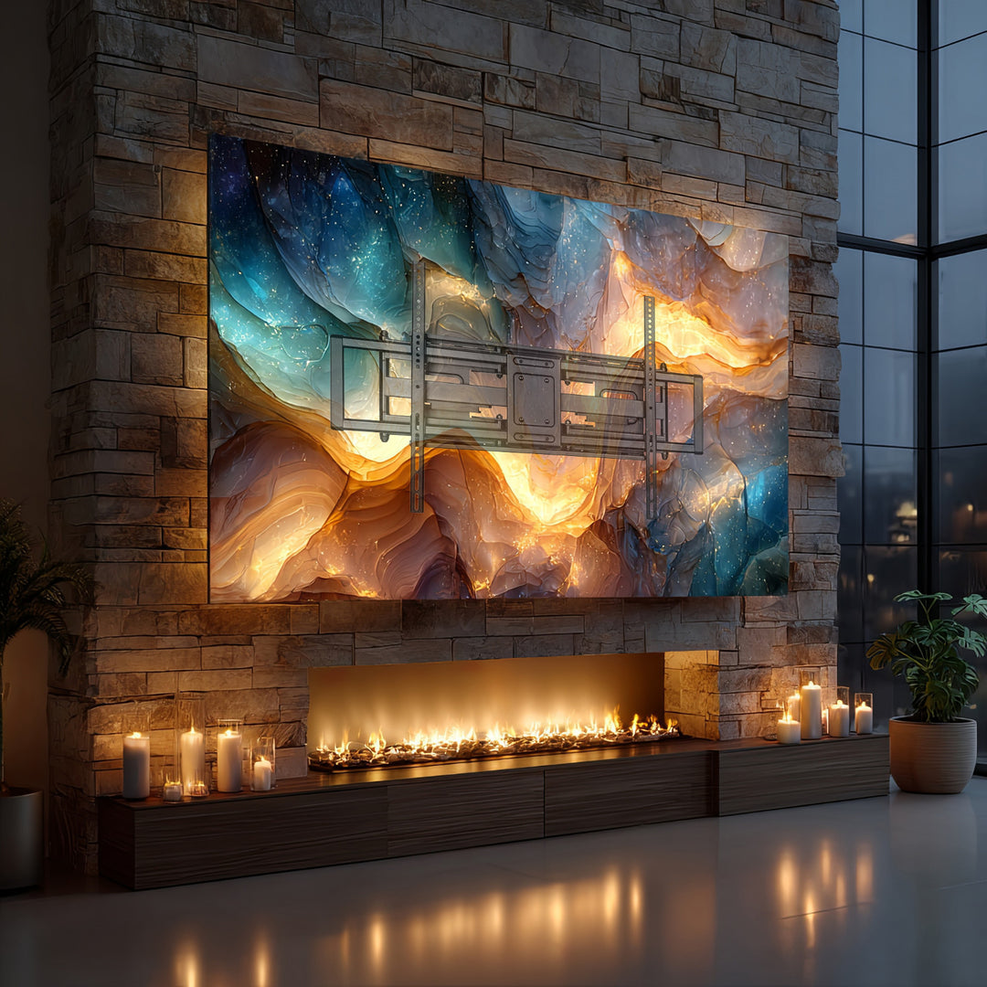 Ekonomický držiak na TV Maclean, max. VESA900x600, 60-120", 120 kg, čierny, MC-482