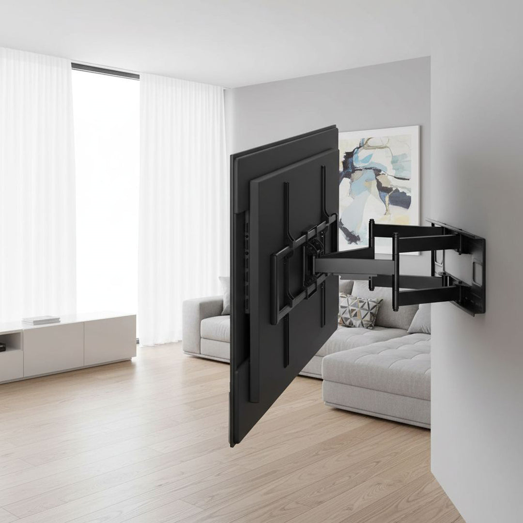 Ekonomický držiak na TV Maclean, max. VESA900x600, 60-120", 120 kg, čierny, MC-482