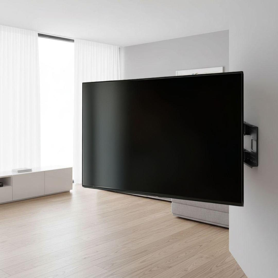 Ekonomický držiak na TV Maclean, max. VESA900x600, 60-120", 120 kg, čierny, MC-482