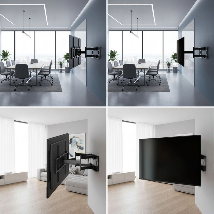 Ekonomický držiak na TV Maclean, max. VESA900x600, 60-120", 120 kg, čierny, MC-482