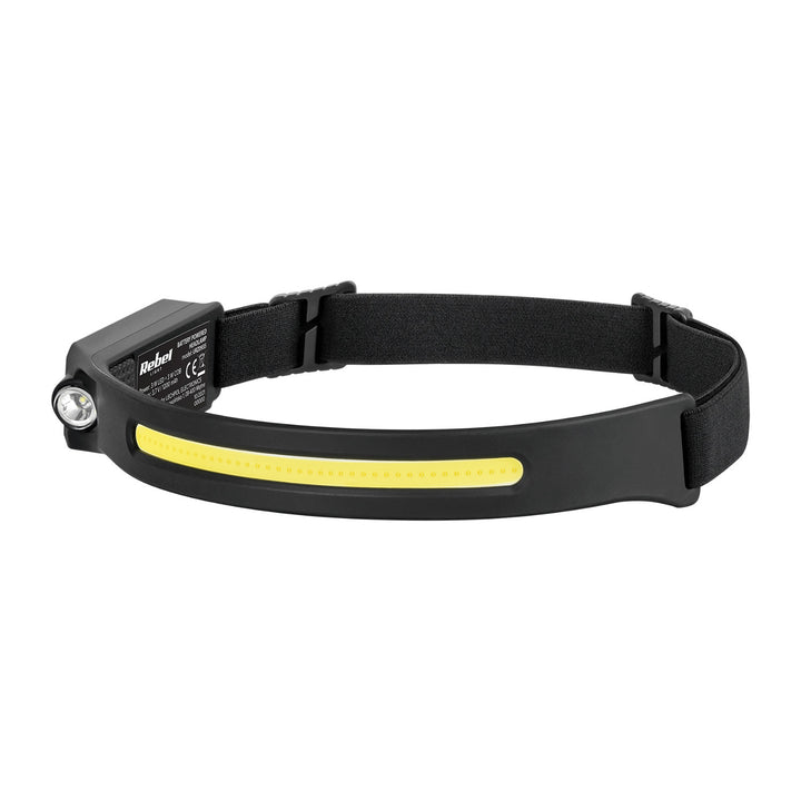 Čelovka Rebel, dobíjacia, 5W COB 3W LED, IPX4, URZ0935