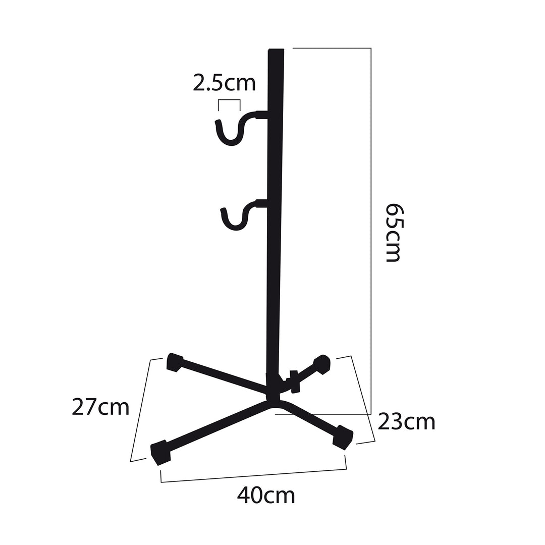 Servisná rukoväť na bicykel Maclean, oceľová, max. zaťaženie 20 kg, vhodná pre MTB bicykle s kolesami do 27,5" MC-434