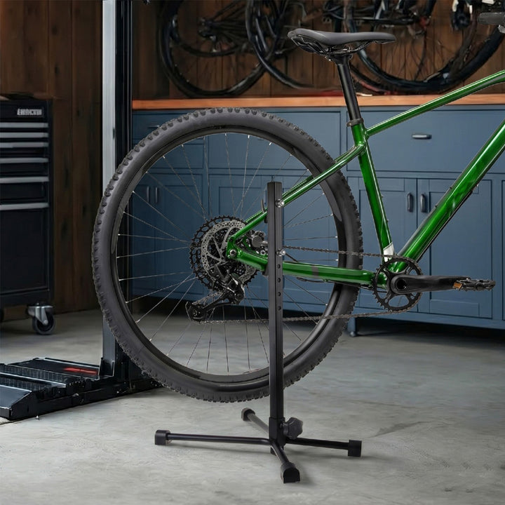 Servisná rukoväť na bicykel Maclean, oceľová, max. zaťaženie 20 kg, vhodná pre MTB bicykle s kolesami do 27,5" MC-434