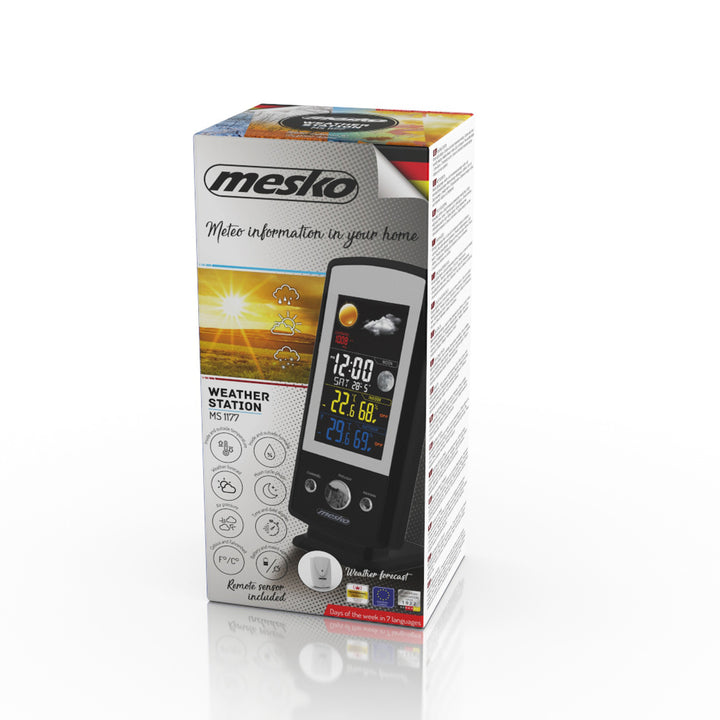 Meteorologická stanica Mesko, teplota, tlak, vlhkosť, predpoveď, MS 1177