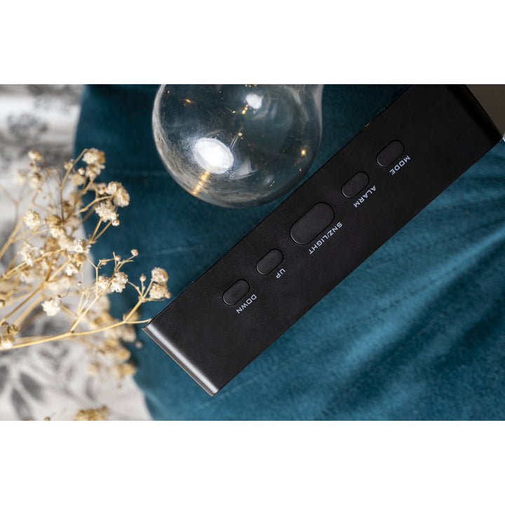 Budík Adler, LED displej, meranie teploty, čierny, AD 1189B