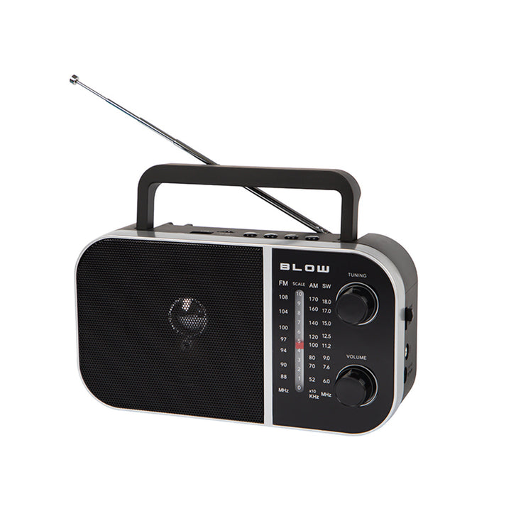Prenosné analógové rádio AM/FM RA6 napájané z batérie a siete Blow