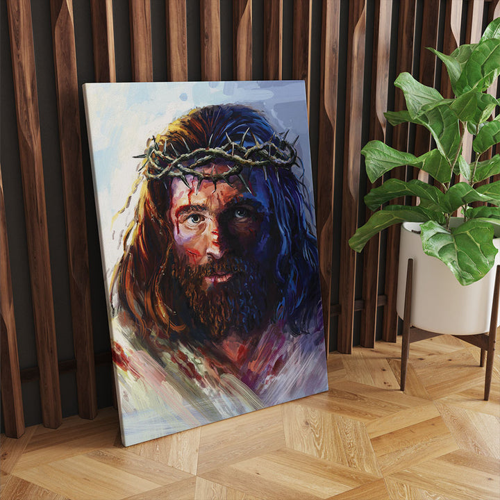 Obraz na plátne Ježiš Kristus v tŕňovej korune 50x70cm