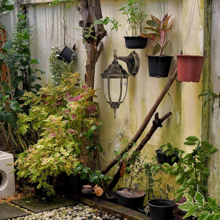 Rabalux Nizza 8451 antická zlatá E27 60W IP43 nástenná lampa. Ideálne do záhrady, na terasu aj mimo nej.