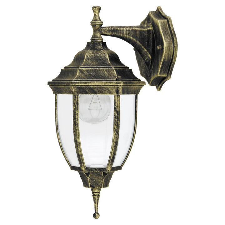 Rabalux Nizza 8451 antická zlatá E27 60W IP43 nástenná lampa. Ideálne do záhrady, na terasu aj mimo nej.