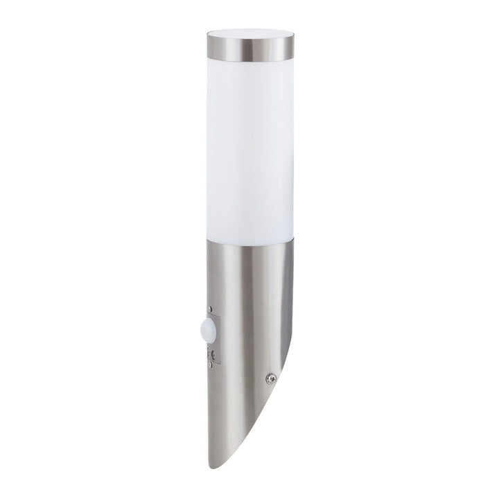 VONKAJŠIE NÁSTENNÉ SVIETIDLO S DETEKTOROM POHYBU RABALUX INOX TORCH 8266