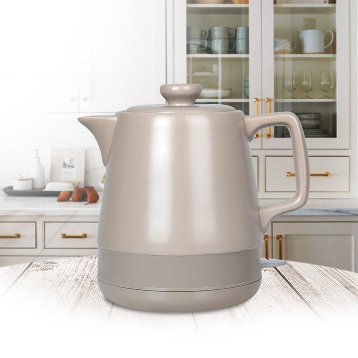 Keramická rýchlovarná kanvica 1l Maestro MR-071 béžová 1200W, zástrčka UK