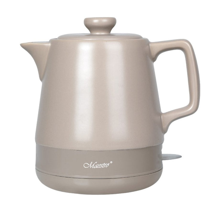 Keramická rýchlovarná kanvica 1l Maestro MR-071 béžová 1200W, zástrčka UK