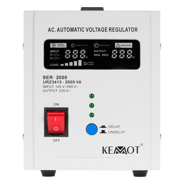 Automatický stabilizátor napätia 230 V KEMOT SER-2000