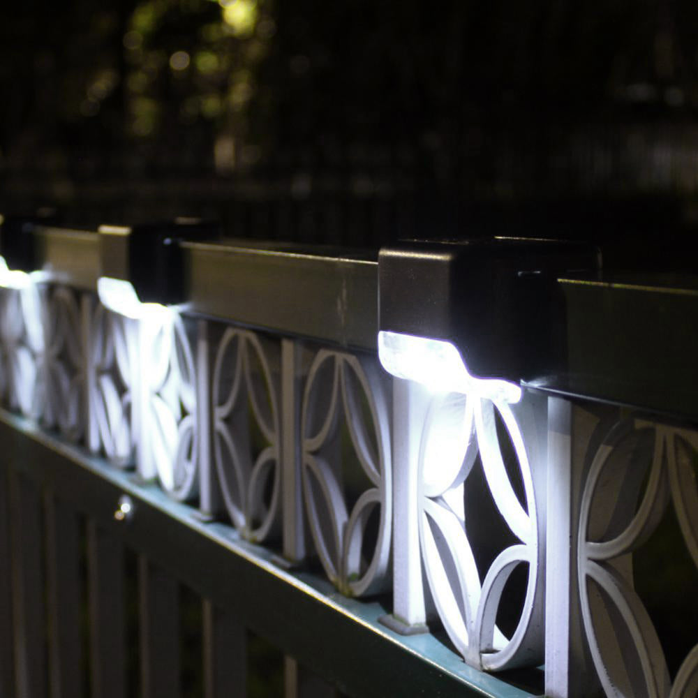 8x Maclean solárne LED svetlo na schody IP44, 4000K, Ni-MH 100 mAh, 80x45x45mm, súmrakový senzor MCE319