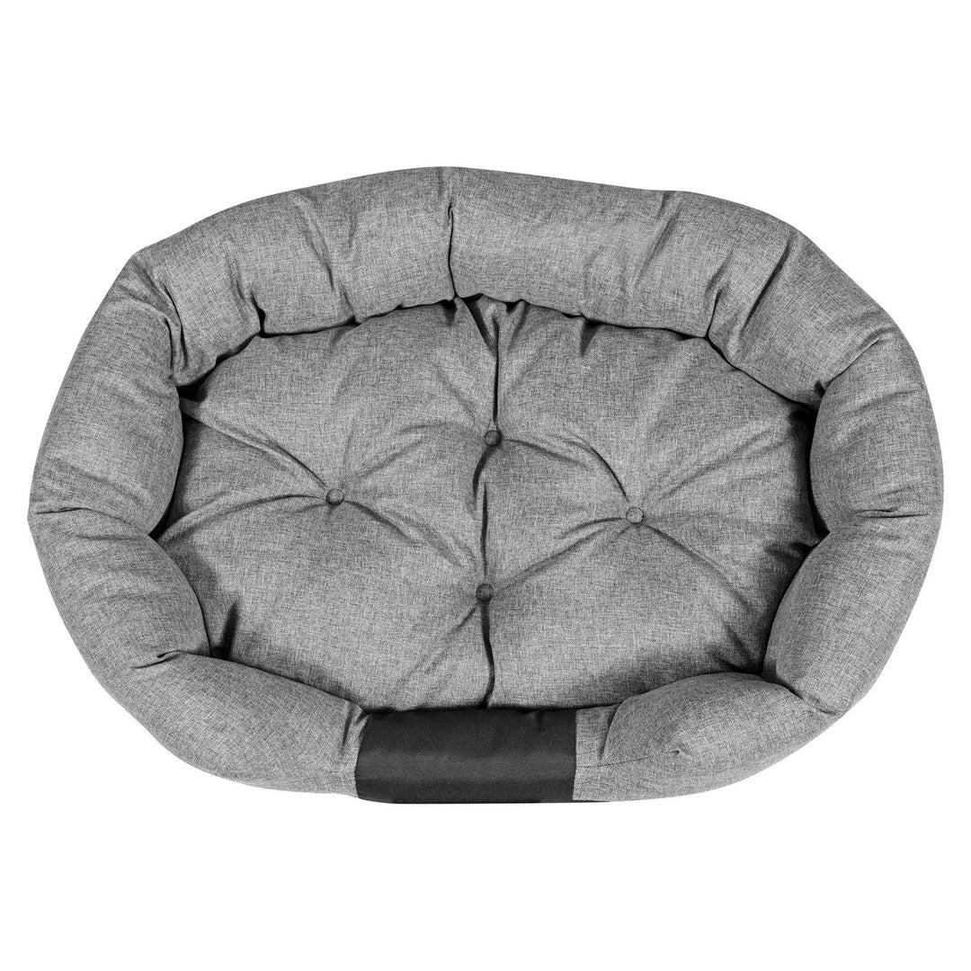 Oválny pelech pre psov značky AIO 75 x 50 cm vodotesný sivý CODUOWAL75/50C-SZ
