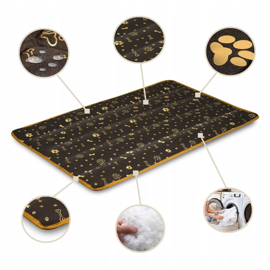 Podložka pre psa 120 x 80 cm vodotesná AIO Bones Gold