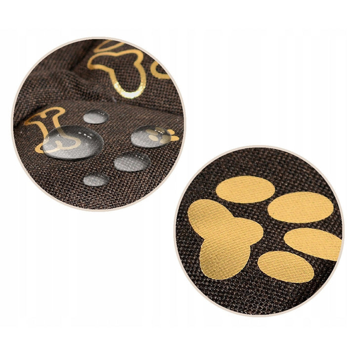 Podložka pre psa 120 x 80 cm vodotesná AIO Bones Gold