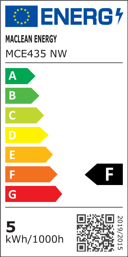 6x Maclean LED žiarovka, GU10, 5W, 220-240V~, 50/60Hz, neutrálna biela, 4000K, 400 lumenov, MCE435 NW
