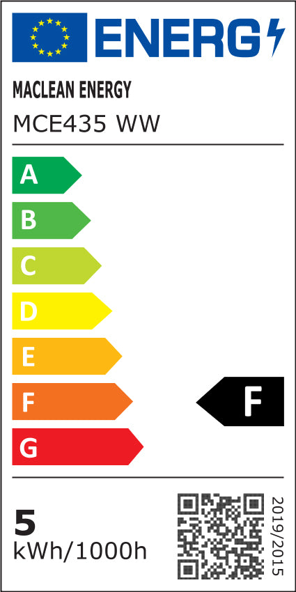 6x Maclean LED žiarovka, GU10, 5W, 220-240V~, 50/60Hz, teplá biela, 3000K, 400 lumenov, MCE435 WW
