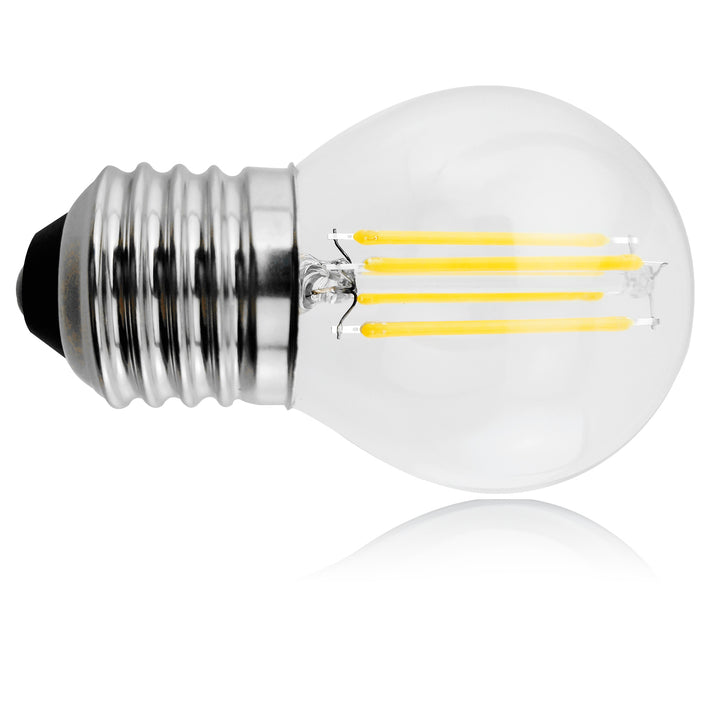 6x Maclean, LED žiarovka E27, 6W, 230V, WW teplá biela 3000K, 600lm, retro edison dekoratívna G45, MCE284