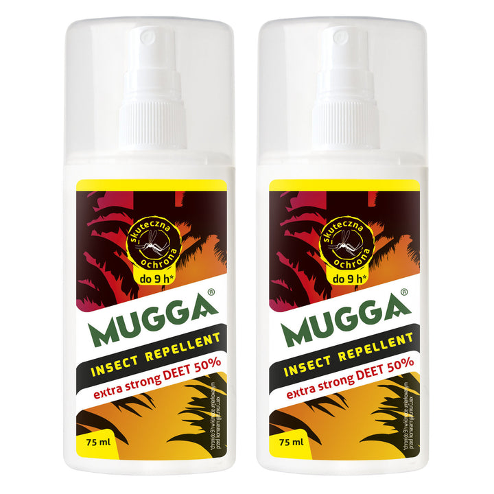 2x Mugga Sprej proti hmyzu 50% Deet 75ml