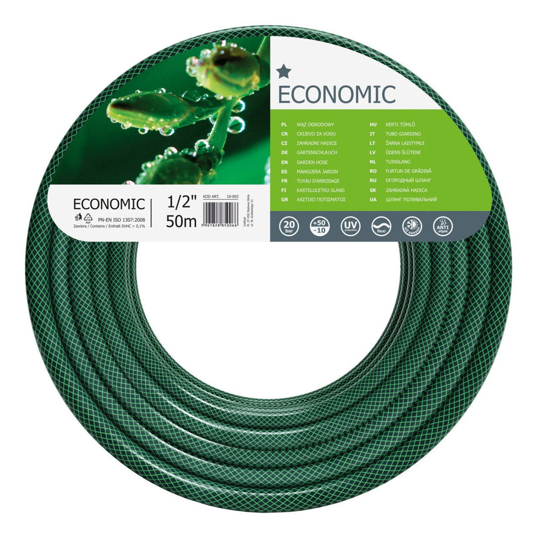 Záhradná súprava Cellfast, hadica Economic 1/2'' 50 m, vozík Aluplus 1/2'' 60 m