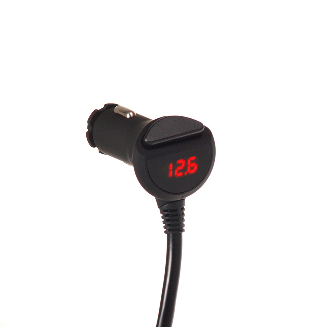 Rozdeľovač zásuvky zapaľovača Maclean, voltmeter, 120W
