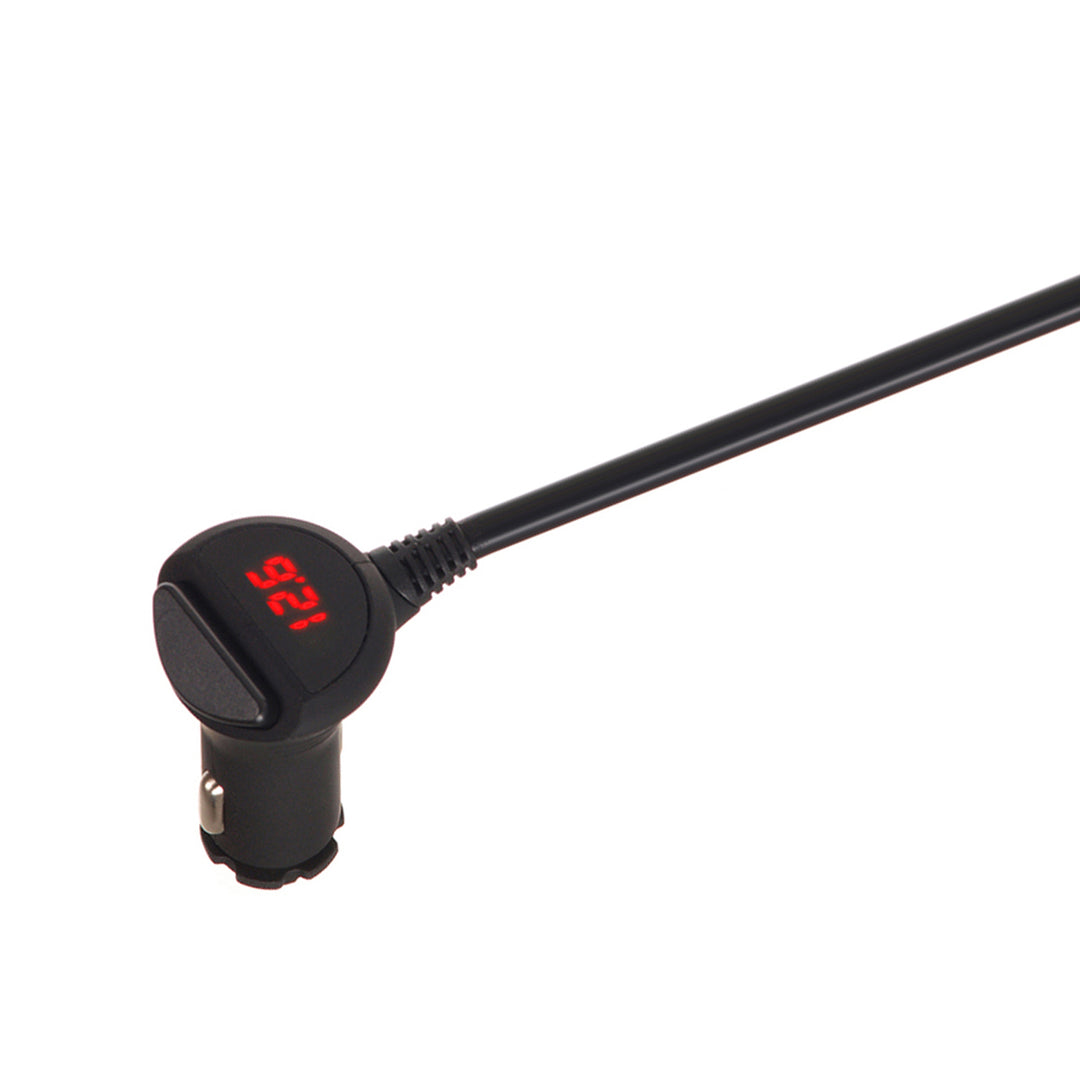 Rozdeľovač zásuvky zapaľovača Maclean, voltmeter, 120W