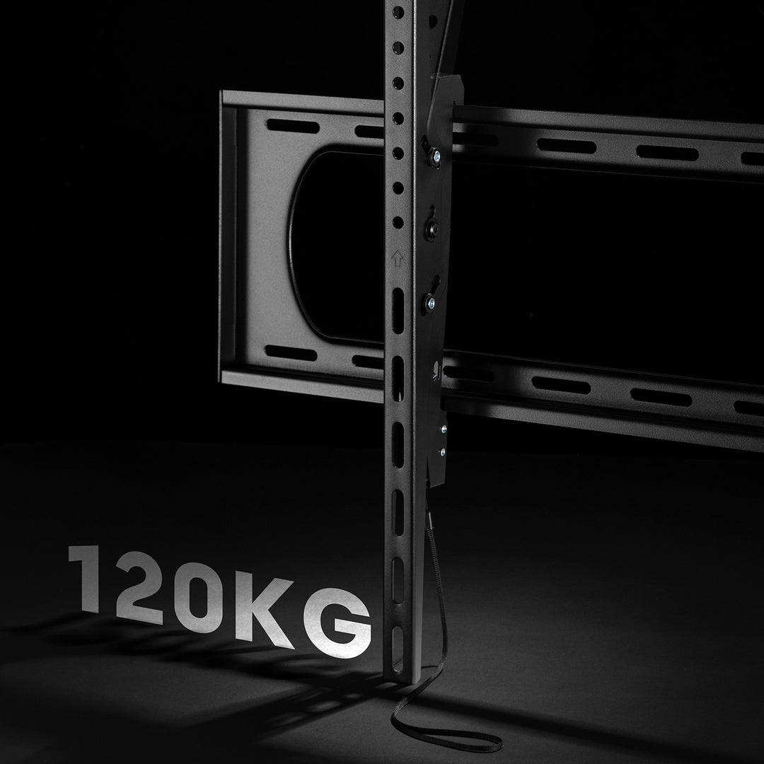 Držiak Maclean pre TV alebo monitor, max. VESA 900x600, 60-120", 120 kg, čierna, MC-750N