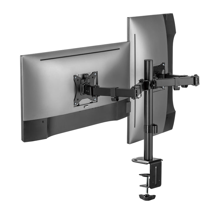 Stolný držiak Maclean pre 2 monitory, VESA 75x75 a 100x100, 17-32", 2x 9 kg, MC-754N