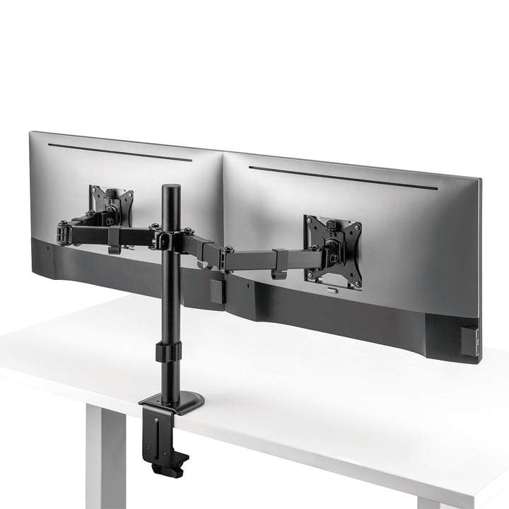 Stolný držiak Maclean pre 2 monitory, VESA 75x75 a 100x100, 17-32", 2x 9 kg, MC-754N