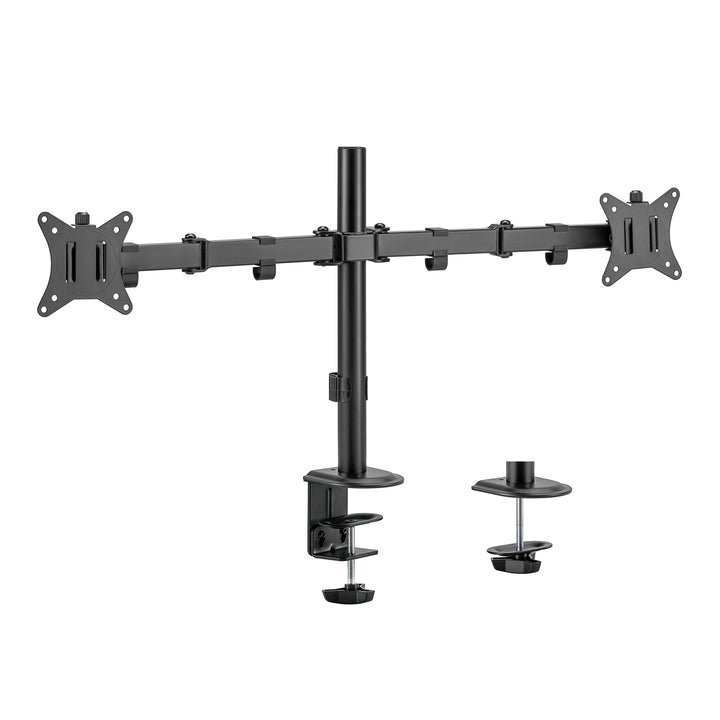 Stolný držiak Maclean pre 2 monitory, VESA 75x75 a 100x100, 17-32", 2x 9 kg, MC-754N