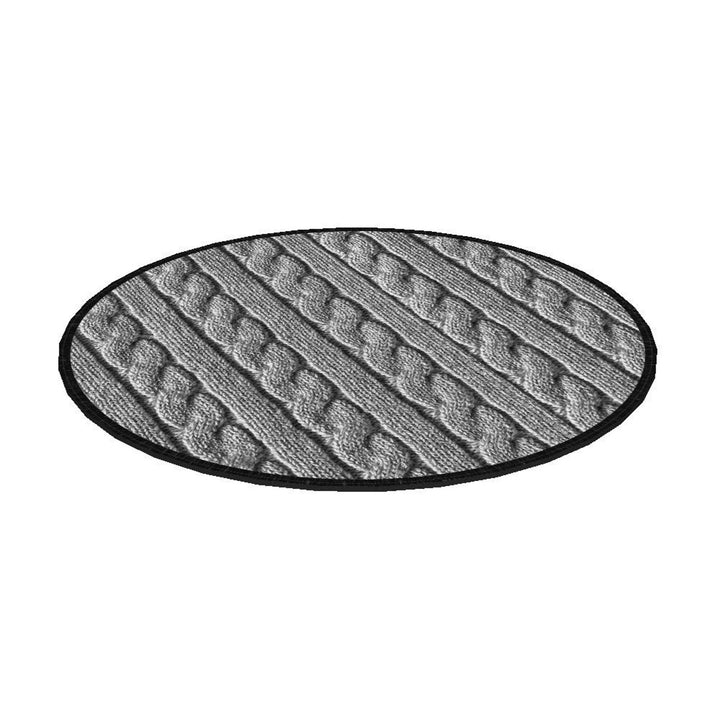 Vankúš na stoličku Bertoni, dekoratívny, plsť, 35 cm, kockovaný, EE0064