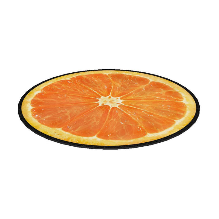 Vankúš na stoličku Bertoni, dekoratívny, plsť, 35 cm, oranžový, EE0066